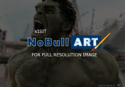 Digital Artwork - The Incredible Hulk - Digital Image