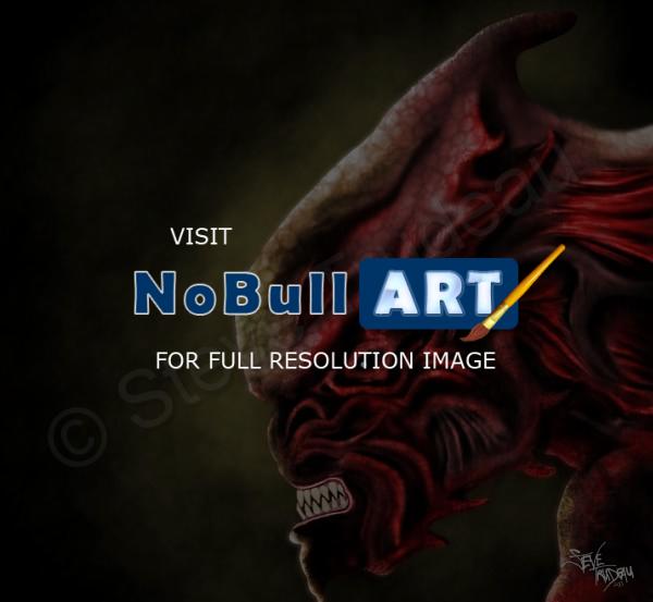 Digital Artwork - Alien Creature Concept - Digital Image