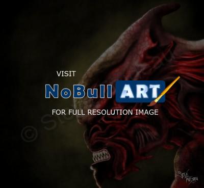 Digital Artwork - Alien Creature Concept - Digital Image