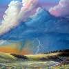 Horsewater - Acrylic Paintings - By John Wise, Western Scenes Painting Artist