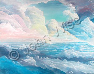 Cloudscapes - May Colored Clouds - Acrylic