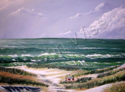 Seascape - Long Beach - Acrylic