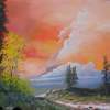 Road To Ft Rock - Acrylic Paintings - By John Wise, Dreams Painting Artist