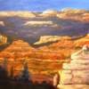 The Canyon - Acrylic Paintings - By John Wise, Western Scenes Painting Artist