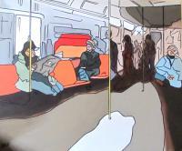 Subway Stories - Acrylic Paintings - By Matthew J Rice, Acrylic Marker Pen Painting Artist