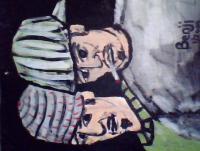 Autisms Unreality - Zygote Twins - Acrylic On Canvas