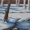 Icy Stream - Acrylic Paintings - By Jay Moncrief, Landscape Painting Artist