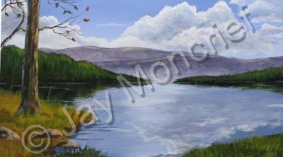 Acrylic Landscape - Peaceful Getaway - Acrylic