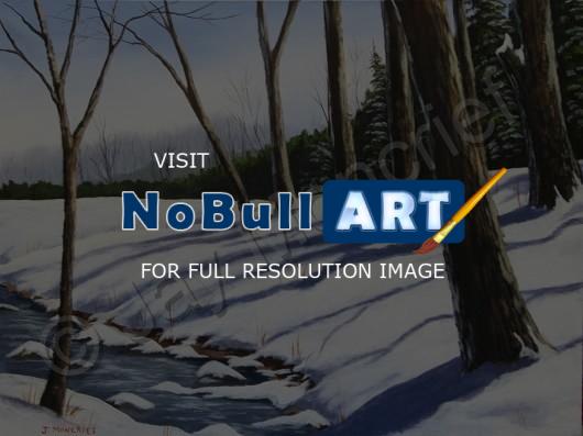 Acrylic Landscape - Winter Warming - Acrylic