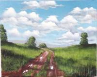 Acrylic Landscape - Wherever It Leads - Acrylic