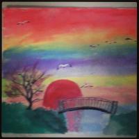 Jd - Sunset II - Watercolor