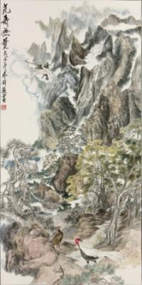 Artist Owned - Immeasurable Existence As The Light - Ink Chinese Color