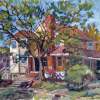 Paul And  Ross House - Oil Paintings - By Inga Karelina, Impressionism Painting Artist