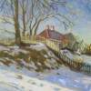 Snow Is Melting - Oil Paintings - By Inga Karelina, Impressionism Painting Artist