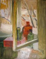 Still-Life On The Window - Oil Paintings - By Inga Karelina, Impressionism Painting Artist