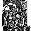 Overseas Ambassadors - Linocut Printmaking - By Inga Karelina, Engraving Printmaking Artist