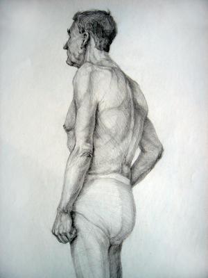 Portrait - Male Model - Pensil