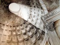 Classical Sepia Series - The Oculus - Watercolor