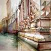 Ca Pesaro - Watercolor Paintings - By Manuel Gonzales, Architectural Realism Painting Artist