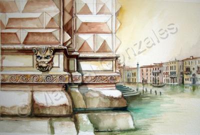 Venezia - Ca Pesaro 2 - Watercolor