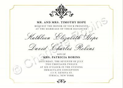 Weddings - Wedding Invitation - Letterpress