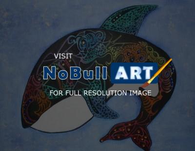 Animorph - Fancy Fish - Acrylicoil On Canvas