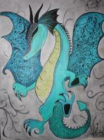 Animorph - Dragoon - Acrylicoil On Canvas