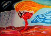 Elements - Oil On Canvas Paintings - By Jan Kravacek, Surrealism Painting Artist