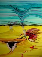 Just Before That - Oil On Canvas Paintings - By Jan Kravacek, Surrealism Painting Artist
