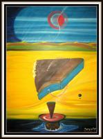 Segment I - Oil On Canvas Paintings - By Jan Kravacek, Surrealism Painting Artist
