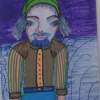 Mr - Felt Tip Mixed Media - By Granpop Granny Marsay, Folk Art Mixed Media Artist