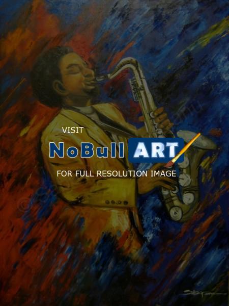 Original - Color Of Jazz - Oil On Canvas