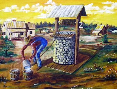 Symbolistic - Fetching Water - Giclee Print