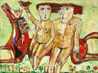 Elin Bogomolnik Gallery - Pure Love Oil Painting Bogomolnik - Oil Painting On Canvas