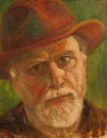 Portrait - Self Portrait - Oil On Canvas