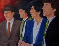 People - The Stones - Oil On Canvas