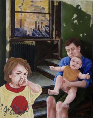 People - Clean Coal - Oil On Canvas