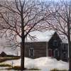 Michigan Winter 4 Sold - Oil On Canvas Paintings - By Cecil Williams, Realism Painting Artist