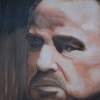 Marlon Brando - Oil On Canvas Paintings - By Louisa Coens, Real Painting Artist