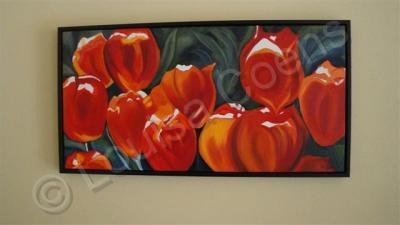 Free Style - Tulips - Oil On Canvas