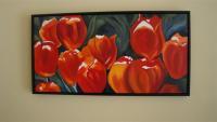 Tulips - Oil On Canvas Paintings - By Louisa Coens, Real Painting Artist