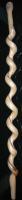 Twisted Hiking Staff - Wood Woodwork - By Rudy Hicks, Natural Carving Woodwork Artist