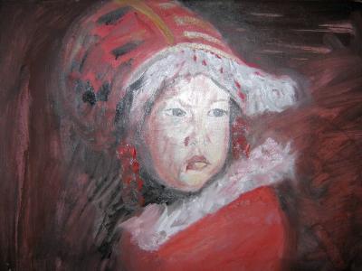 My  Work - Little Eskimo - Oil On Canvas