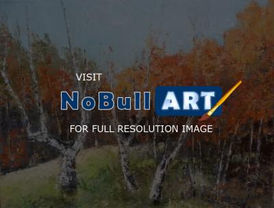 Landscape - A Little Autumn - Oil On Canvas