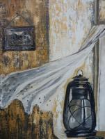 Forsaken - Oil On Canvas Paintings - By Maria Karalyos, Realism Painting Artist