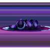 Pruple Berries - Print On Canvas Digital - By Lee Glover, Geometeric Digital Digital Artist