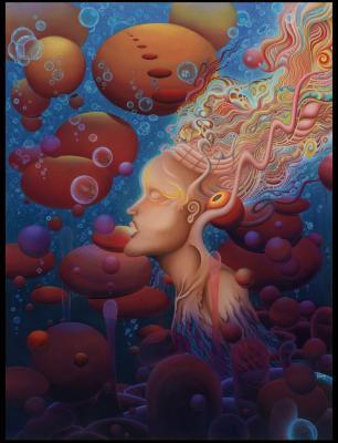 Jeff Hopp - Floatation - Oil Painting