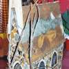 Stone Church - Wood And Paint Woodwork - By Sherry Dinkins, Handbuilt Woodwork Artist