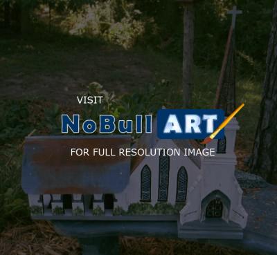 Birdhouses - Custom Church - Wood And Paint