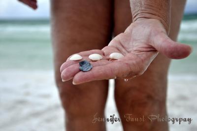 Fort Walton Beach 2009 - Shelled Hands - Digital Photography